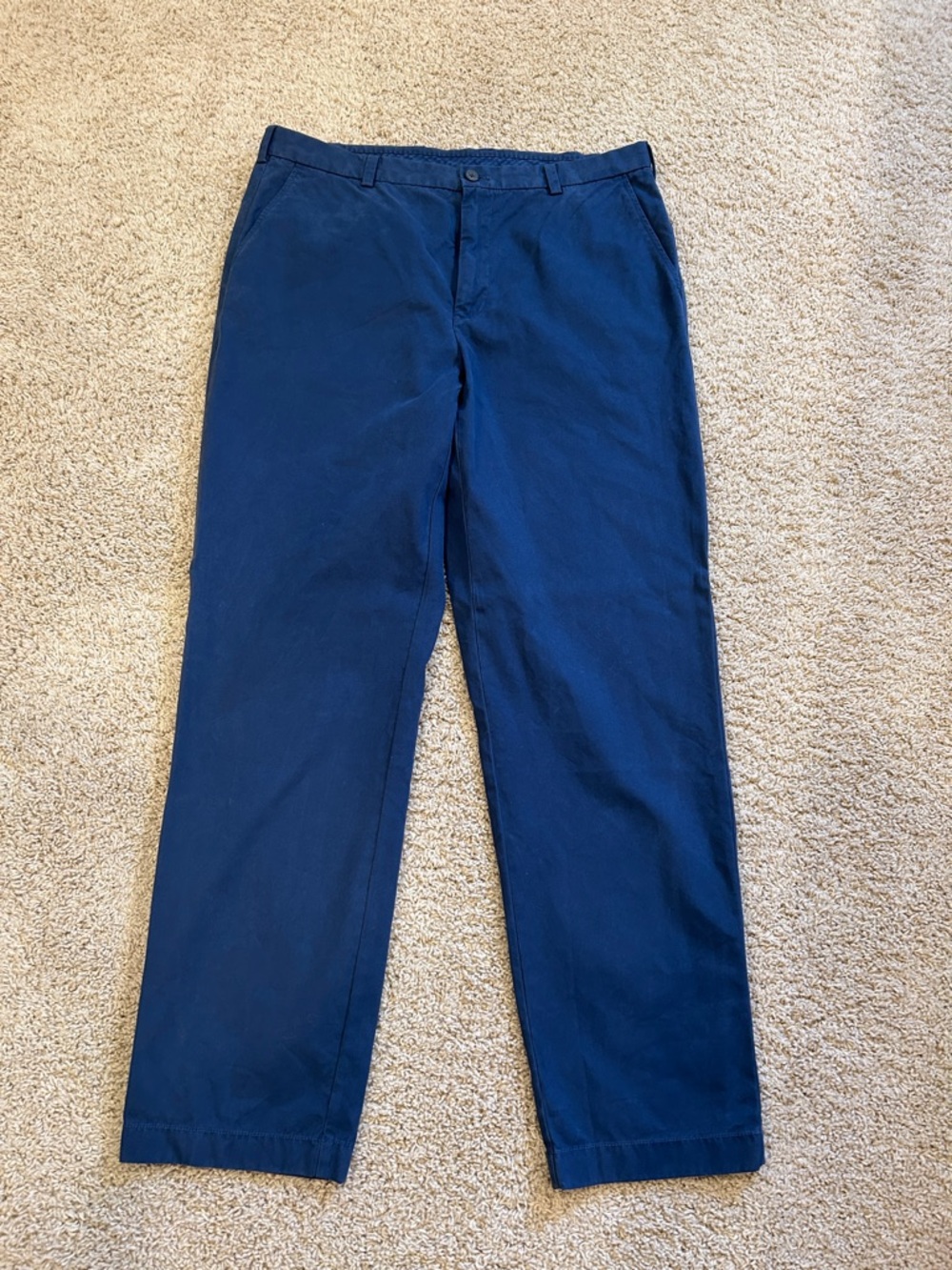 Brooks Brothers Dark Blue Clark Chino Pants